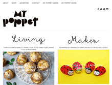 Tablet Screenshot of mypoppet.com.au
